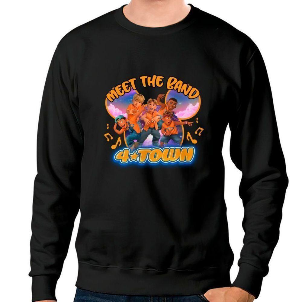 4Town Turning Red Inspired Boy Band Graphic Unisex Sweatshirt